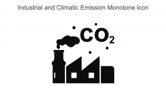 Industrial And Climatic Emission Monotone Icon In Powerpoint Pptx Png And Editable Eps Format