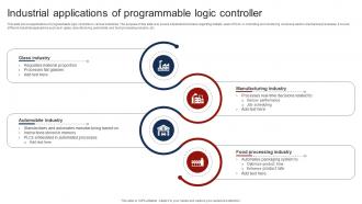 Industrial Applications Of Programmable Logic Controller