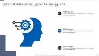 Industrial Artificial Intelligence Technology Icon