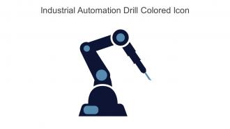 Industrial Automation Drill Colored Icon In Powerpoint Pptx Png And Editable Eps Format