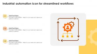 Industrial Automation Icon For Streamlined Workflows