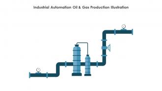 Industrial Automation Oil And Gas Production Illustration