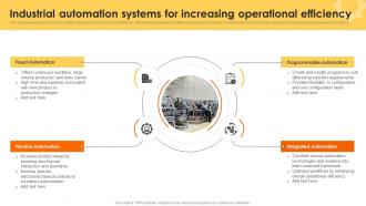 Industrial Automation Systems For Increasing Operational Efficiency