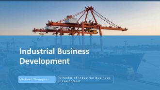 Industrial Business Development PPT Guidelines VA