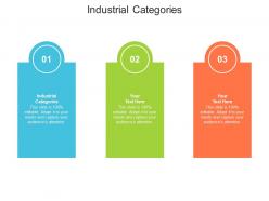 Industrial categories ppt powerpoint presentation gallery ideas cpb