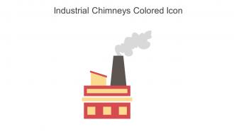 Industrial Chimneys Colored Icon In Powerpoint Pptx Png And Editable Eps Format