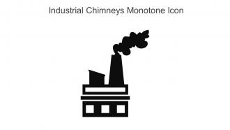Industrial Chimneys Monotone Icon In Powerpoint Pptx Png And Editable Eps Format