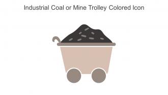 Industrial Coal Or Mine Trolley Colored Icon In Powerpoint Pptx Png And Editable Eps Format