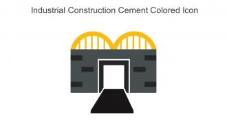 Industrial Construction Cement Colored Icon In Powerpoint Pptx Png And Editable Eps Format