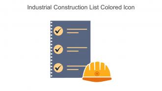 Industrial Construction List Colored Icon In Powerpoint Pptx Png And Editable Eps Format