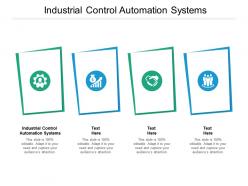 Industrial control automation systems ppt powerpoint presentation slides model cpb