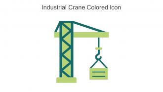 Industrial Crane Colored Icon In Powerpoint Pptx Png And Editable Eps Format
