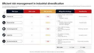 Industrial Diversification Powerpoint Ppt Template Bundles Editable Designed