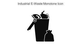 Industrial E Waste Monotone Icon In Powerpoint Pptx Png And Editable Eps Format