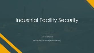 Industrial Facility Security PPT Graphics VA