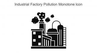 Industrial Factory Pollution Monotone Icon In Powerpoint Pptx Png And Editable Eps Format
