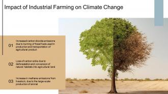 Industrial Farming Climate Change Powerpoint Presentation And Google Slides ICP Ideas Attractive