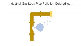 Industrial Gas Leak Pipe Pollution Colored Icon In Powerpoint Pptx Png And Editable Eps Format