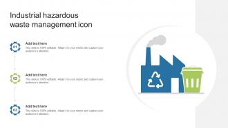 Industrial Hazardous Waste Management Icon