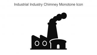 Industrial Industry Chimney Monotone Icon In Powerpoint Pptx Png And Editable Eps Format