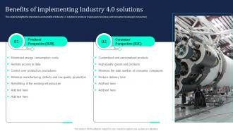 Industrial Internet Of Things Benefits Of Implementing Industry 4 0 Solutions