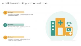 Industrial Internet Of Things Icon For Health Care