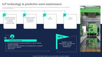 Industrial Internet Of Things IoT Technology In Predictive Asset Maintenance