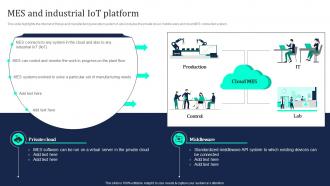 Industrial Internet Of Things MES And Industrial IoT Platform
