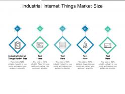 Industrial internet things market size ppt icon slide download cpb