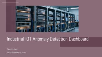 Industrial IOT Anomaly Detection Dashboard PPT Example VA
