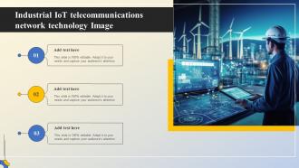 Industrial IoT Telecommunications Network Technology Image