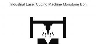 Industrial Laser Cutting Machine Monotone Icon In Powerpoint Pptx Png And Editable Eps Format