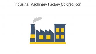 Industrial Machinery Factory Colored Icon In Powerpoint Pptx Png And Editable Eps Format