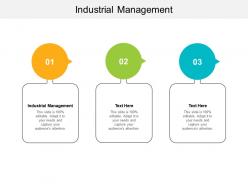 Industrial management ppt powerpoint presentation slides icon cpb