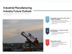 Industrial manufacturing industry future outlook
