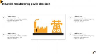 Industrial Manufacturing Power Plant Icon