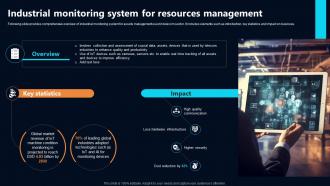Industrial Monitoring System For Resources IoT In Telecommunications Data IoT SS
