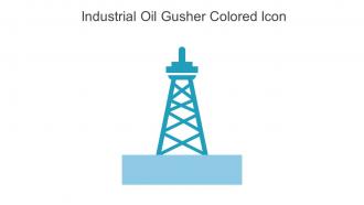 Industrial Oil Gusher Colored Icon In Powerpoint Pptx Png And Editable Eps Format