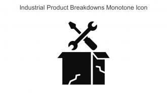Industrial Product Breakdowns Monotone Icon In Powerpoint Pptx Png And Editable Eps Format