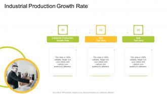 Industrial Production Growth Rate In Powerpoint And Google Slides Cpb