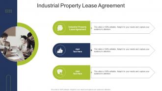 Industrial Property Lease Agreement In Powerpoint And Google Slides Cpb