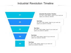 Industrial revolution timeline ppt powerpoint presentation styles icon cpb