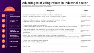 Industrial Robots Advantages Of Using Robots In Industrial Sector