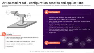 Industrial Robots Articulated Robot Configuration Benefits And Applications