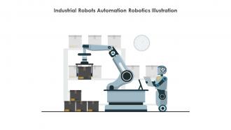 Industrial Robots Automation Robotics Illustration