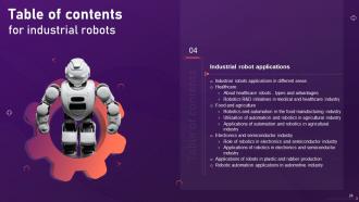 Industrial Robots IT Powerpoint Presentation Slides Good Slides