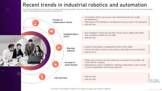 Industrial Robots Recent Trends In Industrial Robotics And Automation