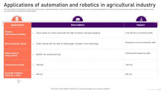 Industrial Robots V2 Applications Of Automation And Robotics In Agricultural Industry