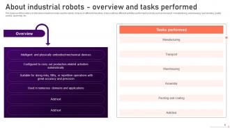 Industrial Robots V2 Powerpoint Presentation Slides Analytical Best