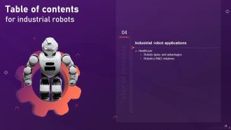 Industrial Robots V2 Powerpoint Presentation Slides Content Ready Good